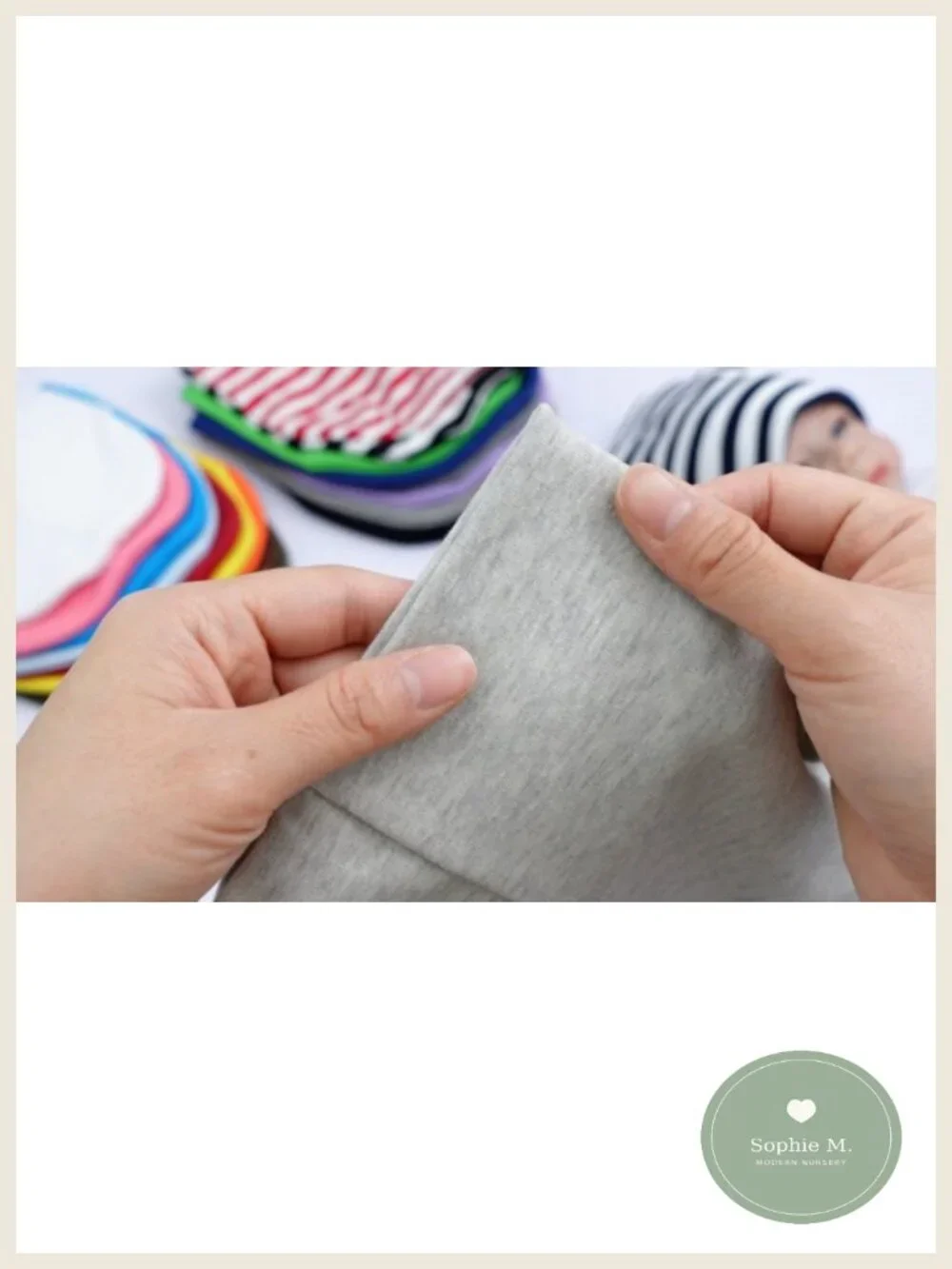 Unisex Baby Beanies Soft Cotton Stretch Knit Hats for Infants Toddlers